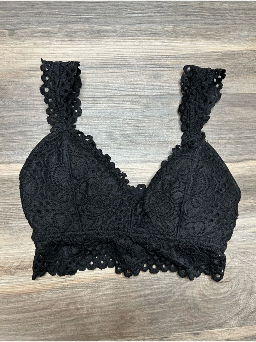 NWOT Black Lace Bralette